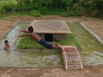 Build Swimming Pool Around Underground House