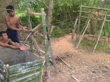 Build Tank To Save Water From Groundwater