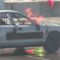 Demo derby ends up with fire,Big cars crazy Demolition derby