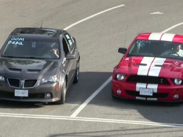 Pontiac g8 gt 2016 vs Shelby GT500-the best of drag races