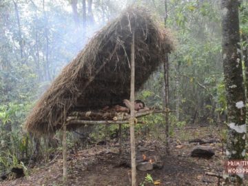Primitive Technology: Bed Shed