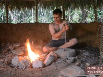 Primitive Technology: Blower and charcoal