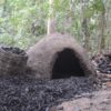 Primitive Technology: Reusable charcoal mound