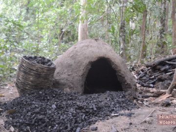Primitive Technology: Reusable charcoal mound