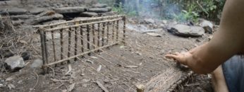 Primitive Technology: Woven bark fiber