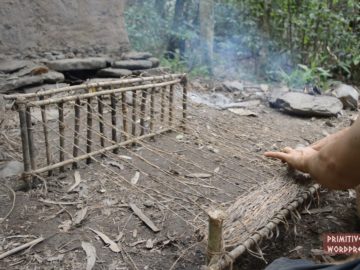 Primitive Technology: Woven bark fiber