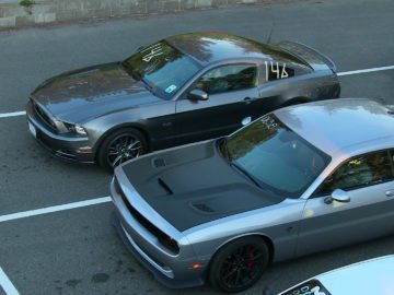 The best drag races of modern muscle cars-ZL1 vs Hellcat vs Shelby vs Boss 302 vs Mustang GT
