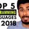 Top 5 Programming Languages to Learn in 2018 to Get a Job Without a College Degree