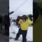 When you and your mates go snow boarding for the first time.
