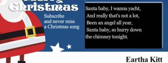 Eartha Kitt – Santa Baby – Lyrics (Paroles)