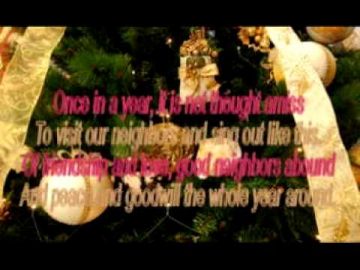 We wish you a Merry Christmas – The Weavers – (Lyrics)